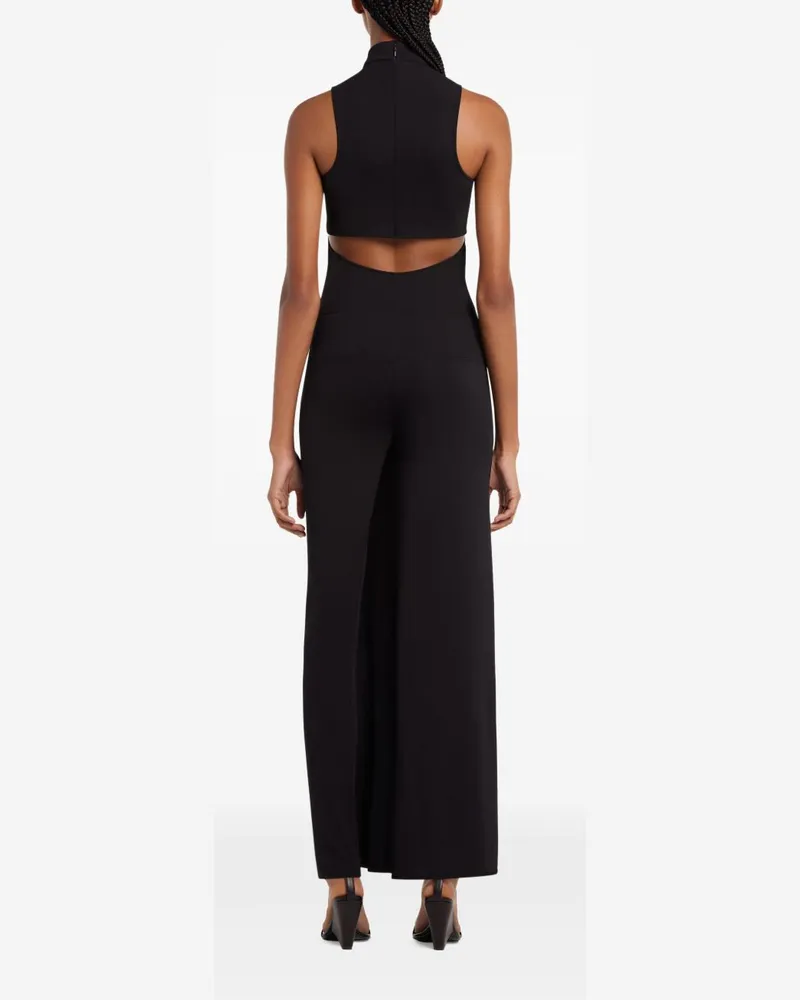 Courrèges Wide-Leg Trousers — Black Black
