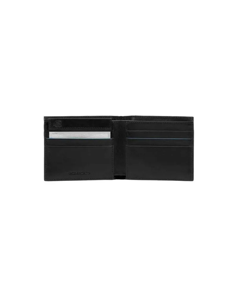 Piquadro Men's Black Leather Bags Wallet Black