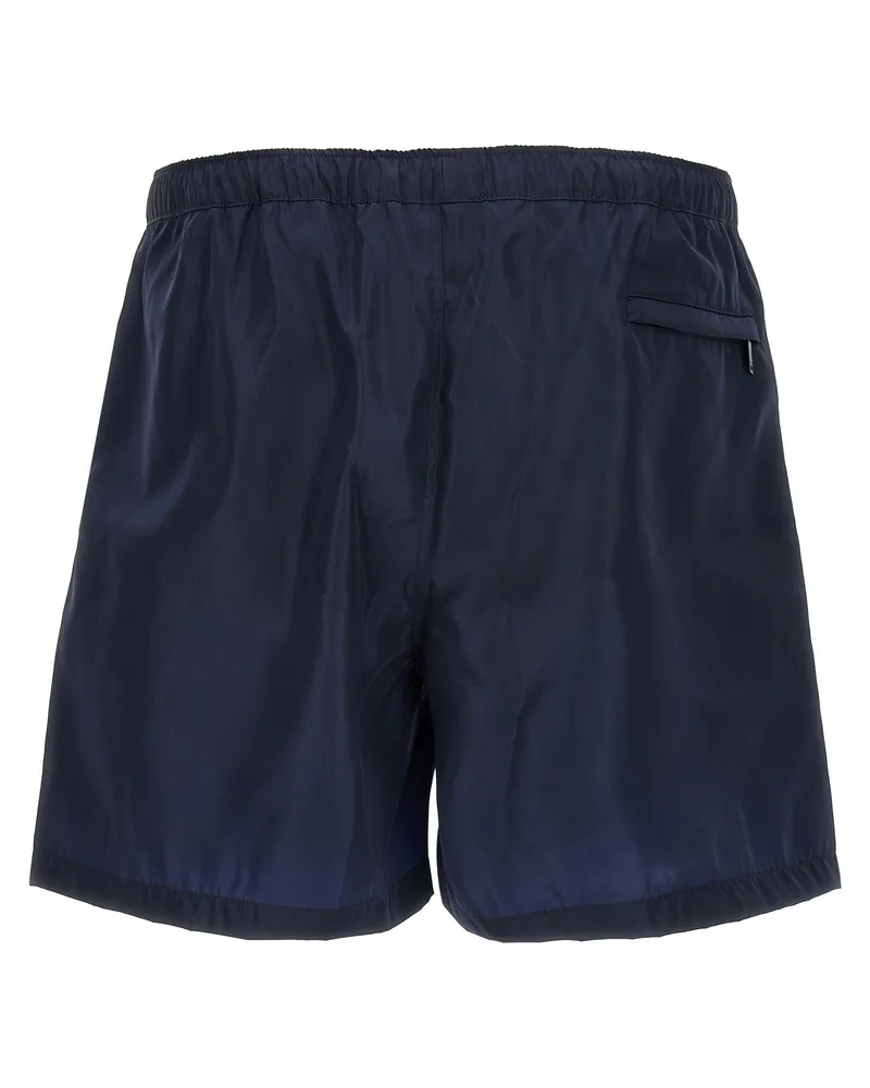 Valentino Garavani Men's Blue Polyamide Swim Shorts Navy