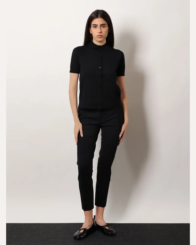 Max Mara Women's Trousers Pegno Viscose Blend Black Black