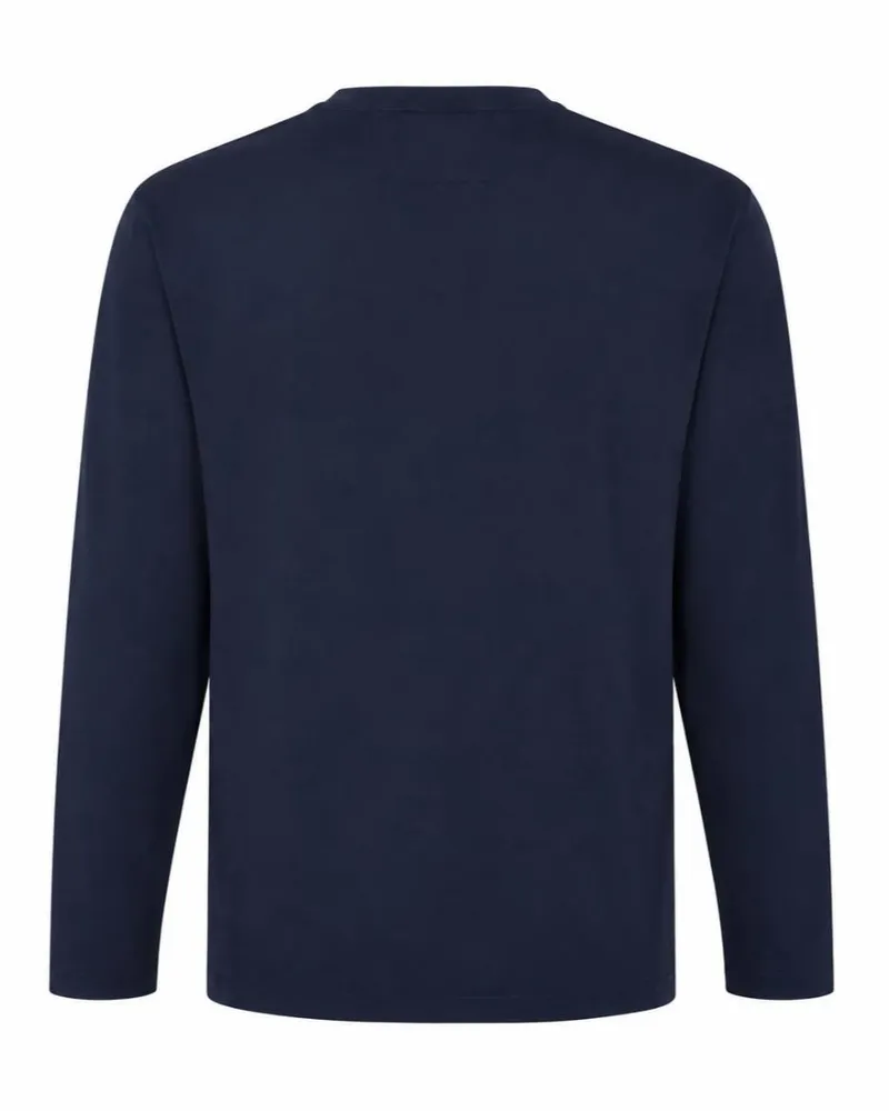 C.P. Company Long-Sleeved Cotton T-Shirt — Navy Navy