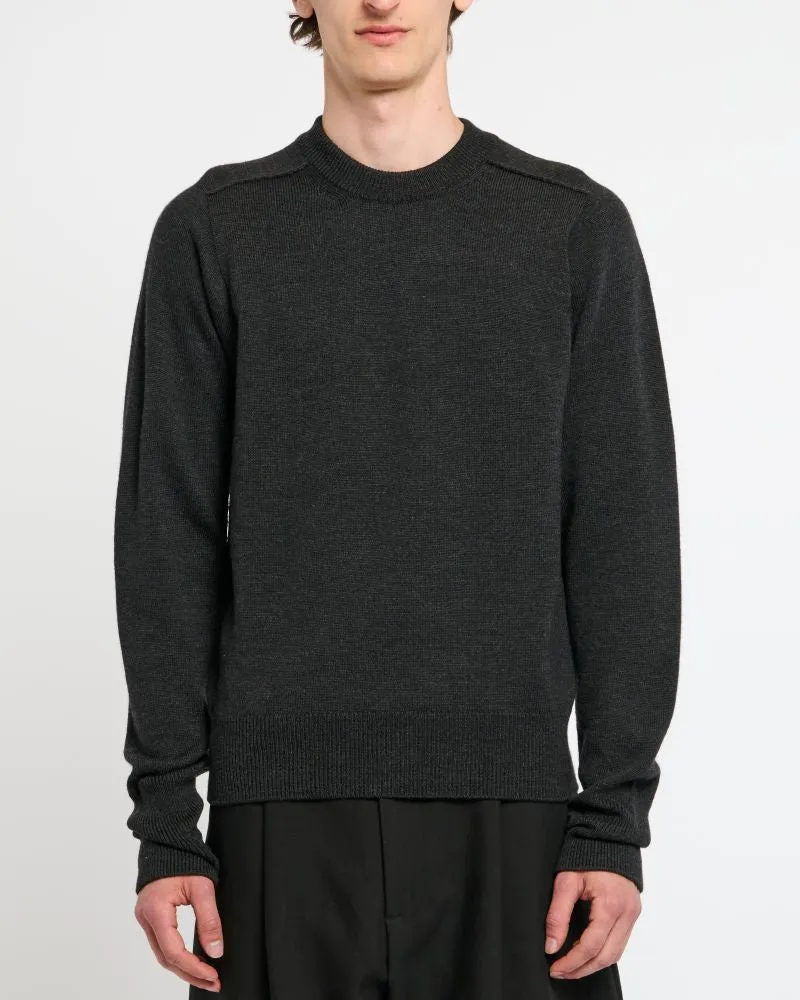 Studio Nicholson Crewneck Knit Sweater — Gray Gray