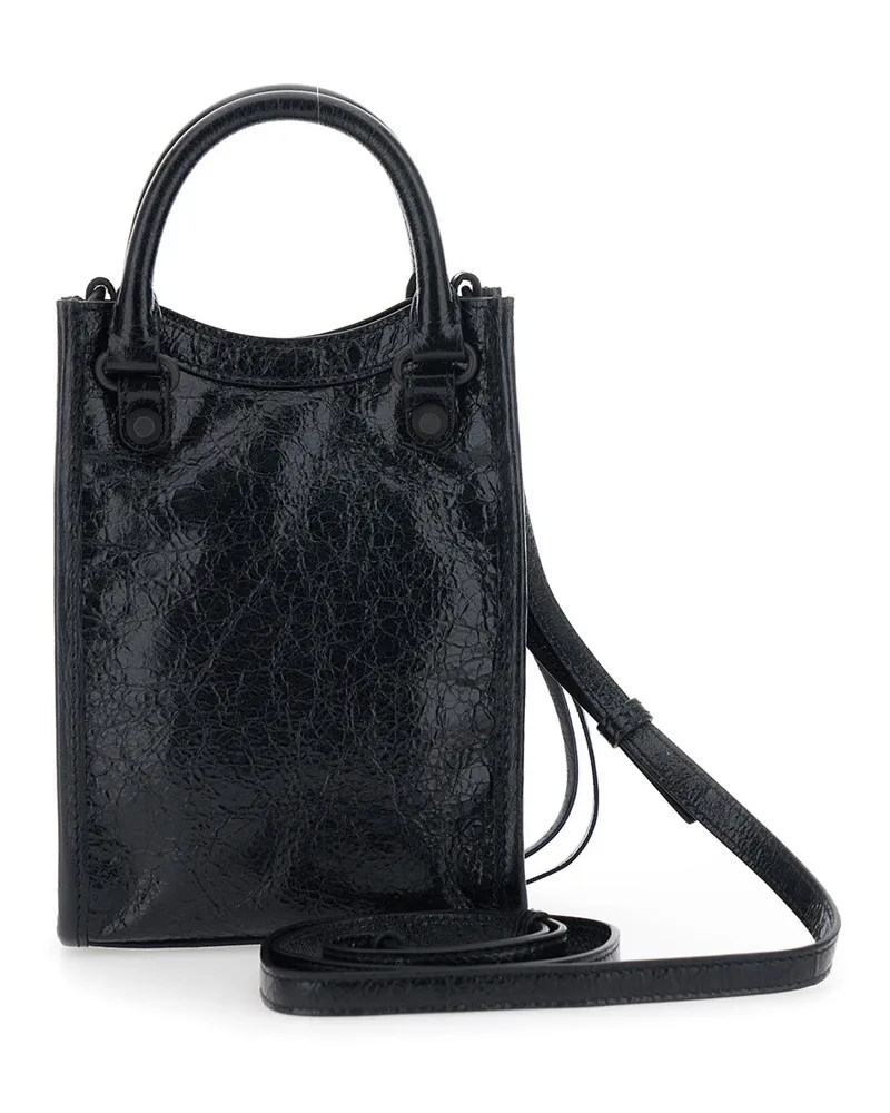 Balenciaga Women's Shoulder Bag Le City Black Leather Black