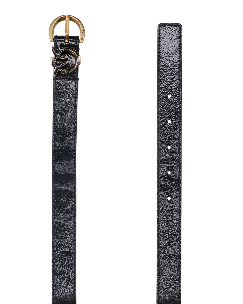 Pinko Women's Belts Black Leather Black