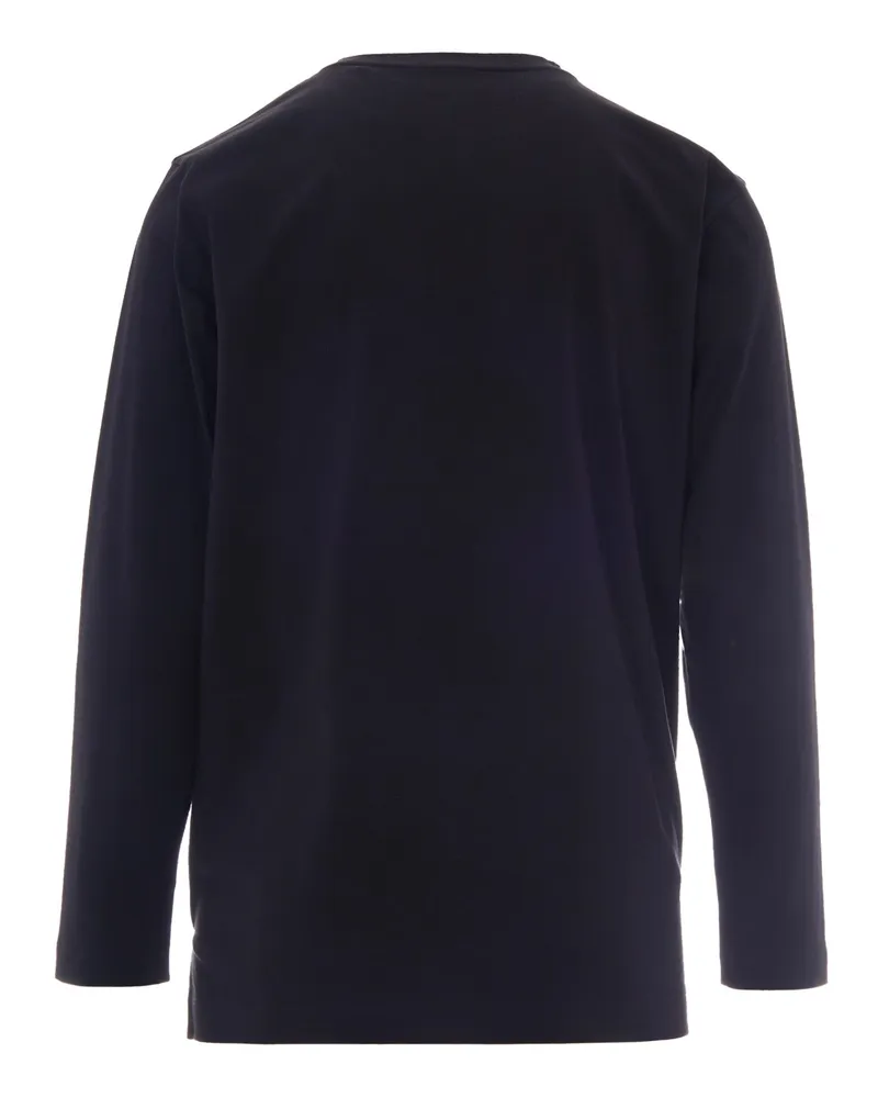 adidas Long-Sleeve Cotton Jersey T-Shirt — Black Black