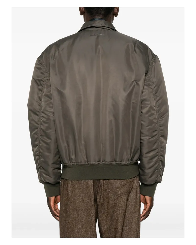 Maison Margiela Padded with Classic Collar Down Jacket — Gray Gray