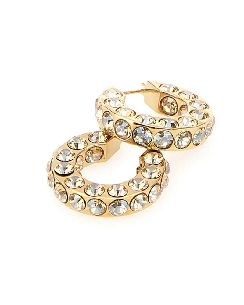 Amina Muaddi Golhoncrygol Orecchini Earrings Gold