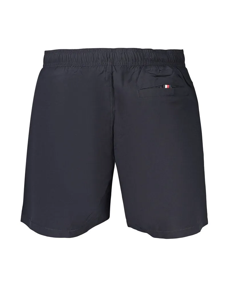 Tommy Hilfiger Logo-Embroidered Swim Shorts — Blue Blue