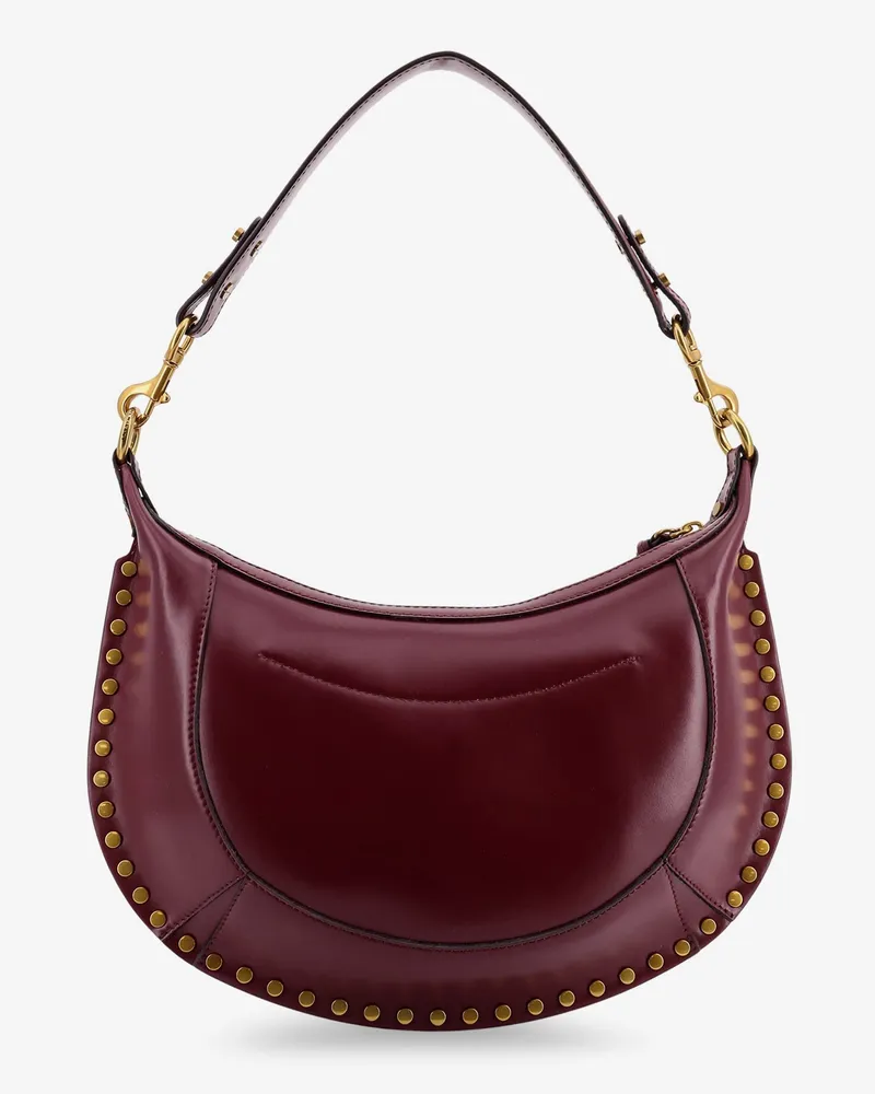 Isabel Marant Women's Crossbody Bag Naoko Leather Purple Shoulder Purple