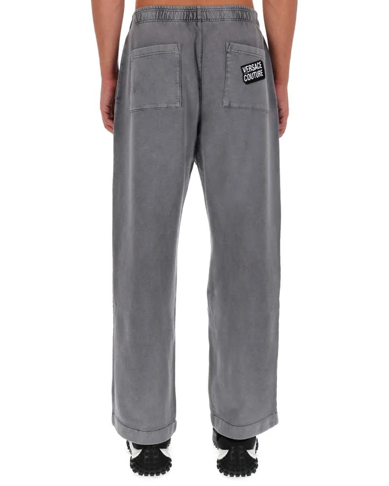 Versace Jeans Cotton Jogger Pants — Gray Gray