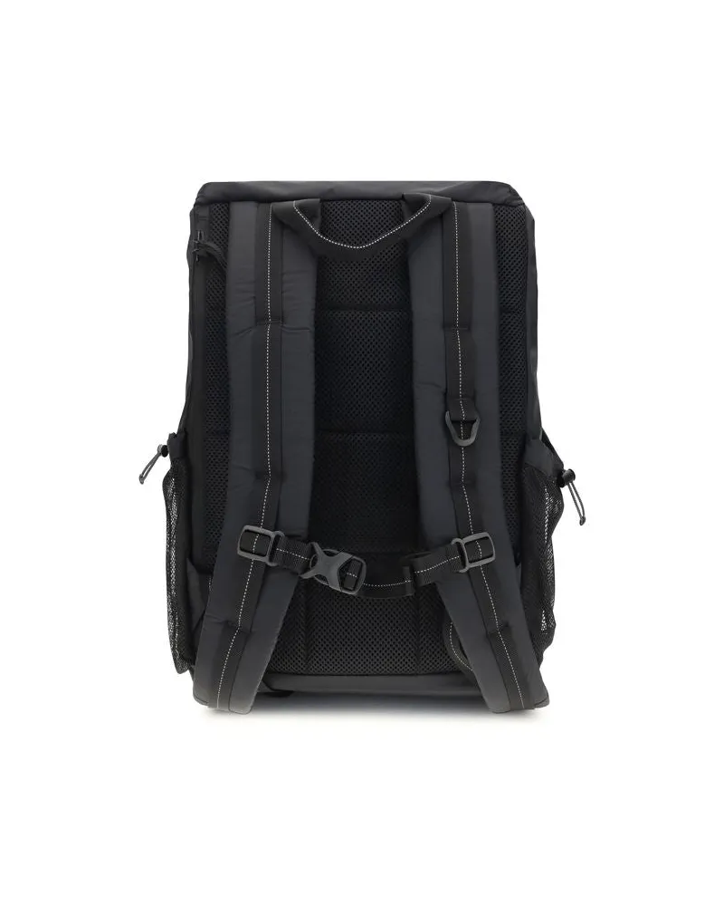 Parajumpers Men's Black Nylon Backpack Black