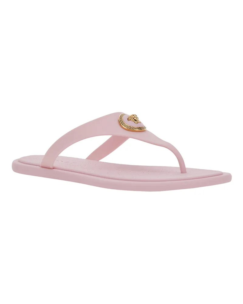 Versace Women's Sandals Gianni Ribbon Pink Thermoplastic Polyurethane Pink