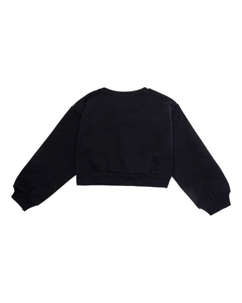 Marni Girls' Crewneck Sweatshirt Blue Cotton Hoods & Sweatshirts Navy
