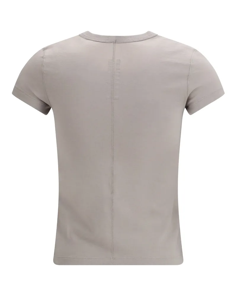 Rick Owens Women's Cotton Slim T-Shirt Pearl T-Shirts And Polos Beige