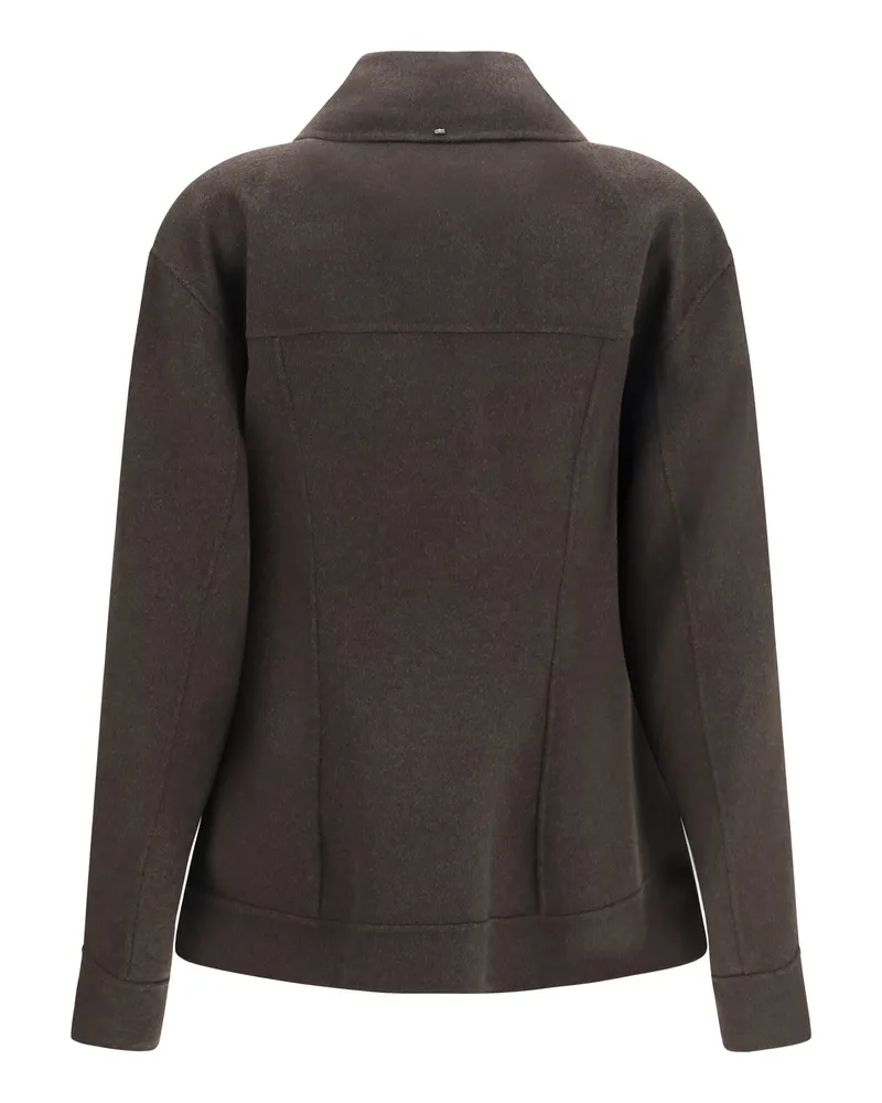 Max Mara Calcio Jacket — Brown Brown