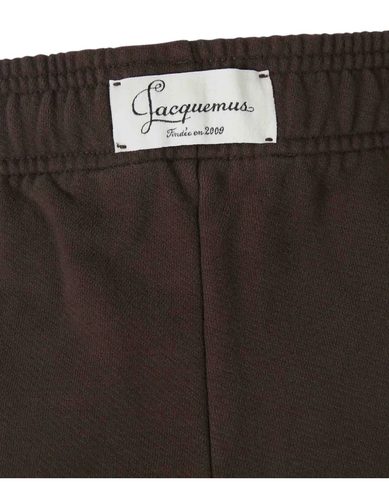 Jacquemus Cotton Joggers — Brown Brown