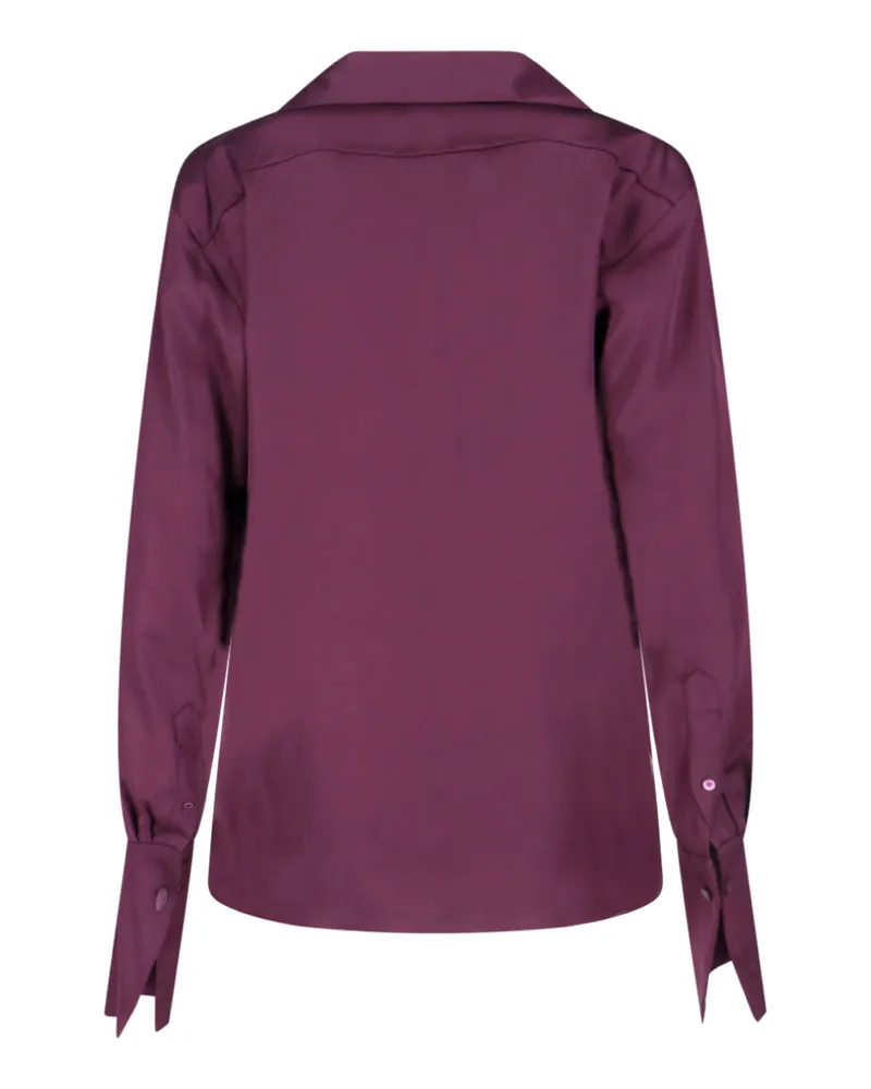 Dries van Noten Women's Shirts Violet Viscose Purple