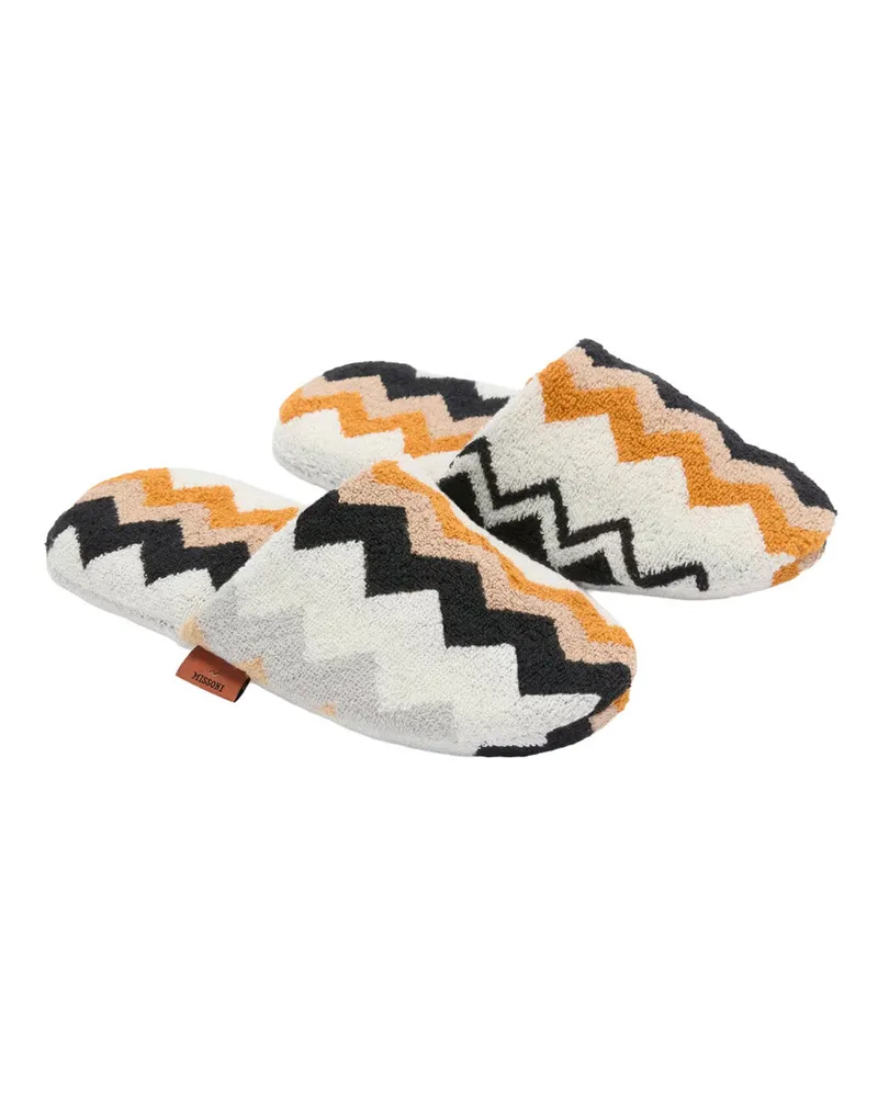 Missoni Home Unisex Multicolour Fabric Slippers Flat Shoes Multicolor