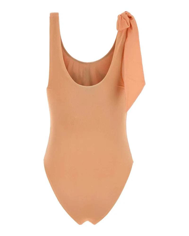 Chloé Graphic Print Stretch Nylon Swimsuit — Pink Pink