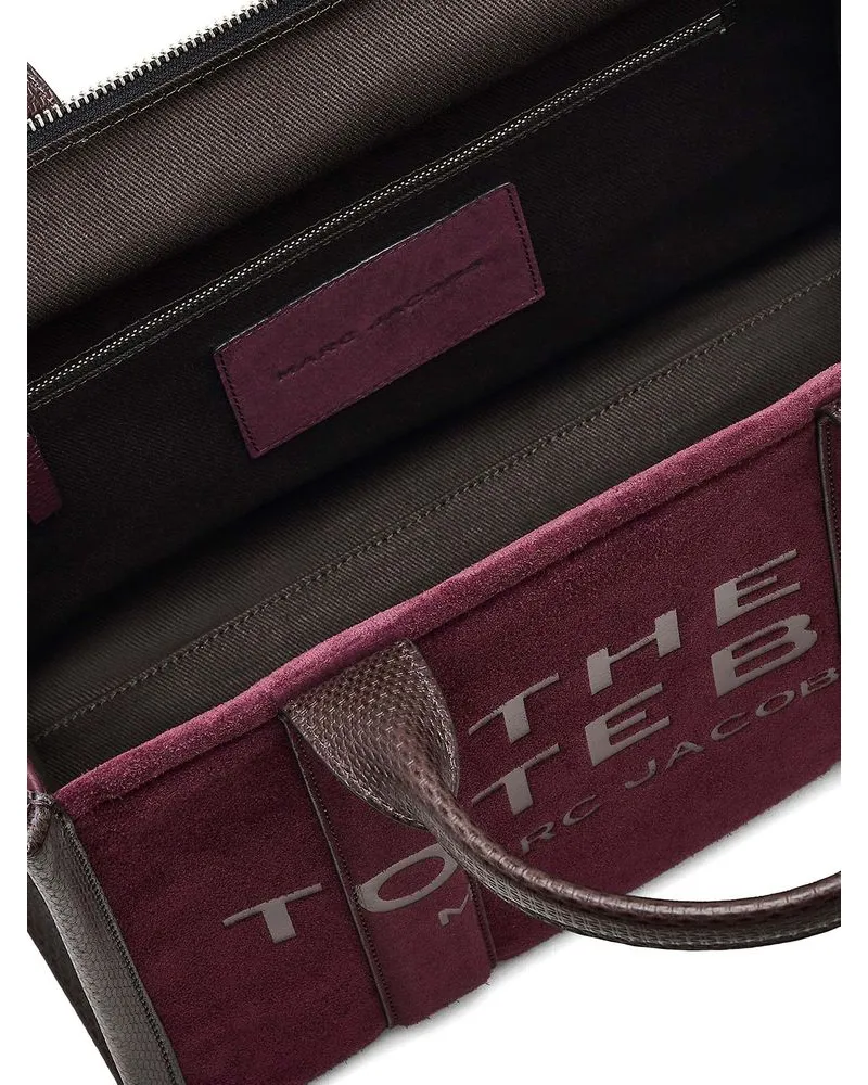 Marc Jacobs Suede Leather Tote Bag — Purple Purple