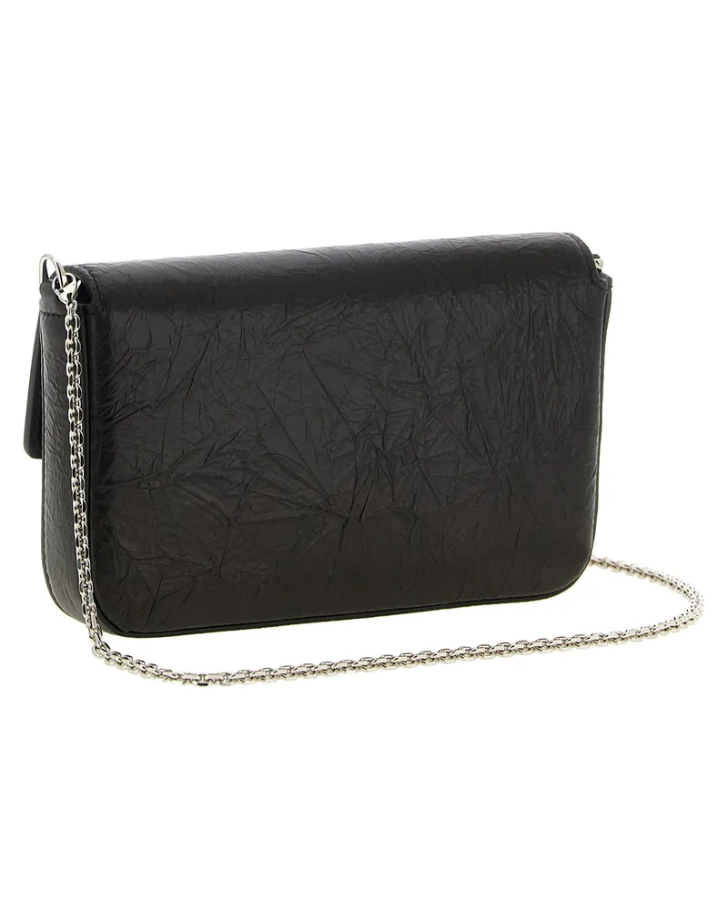 Fendi Tube Wallet on Chain — Black Black