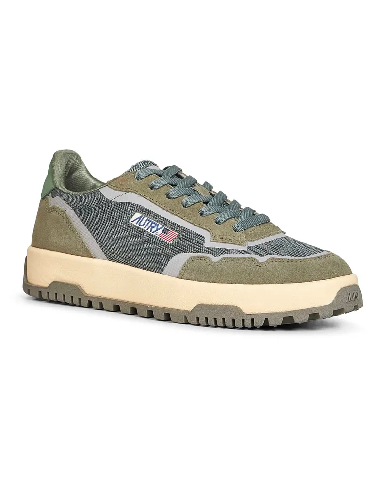 AUTRY Men's Wildpace Low Sneakers Green Other Mesh Trainers Green