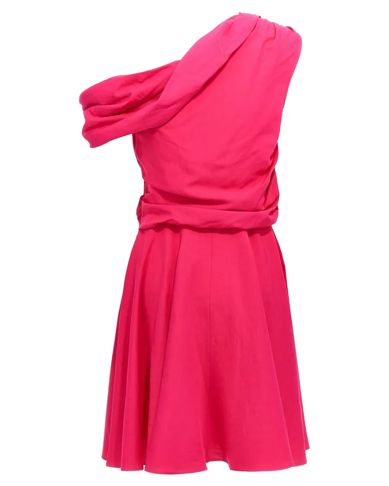 Rochas Women's Fuchsia Viscose Short Dress Pink