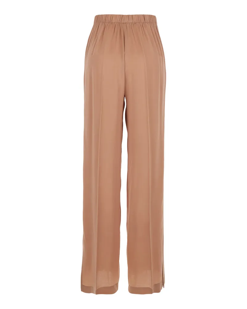 Semicouture Women's Trousers Silk-Blend Pink Acetate Pink