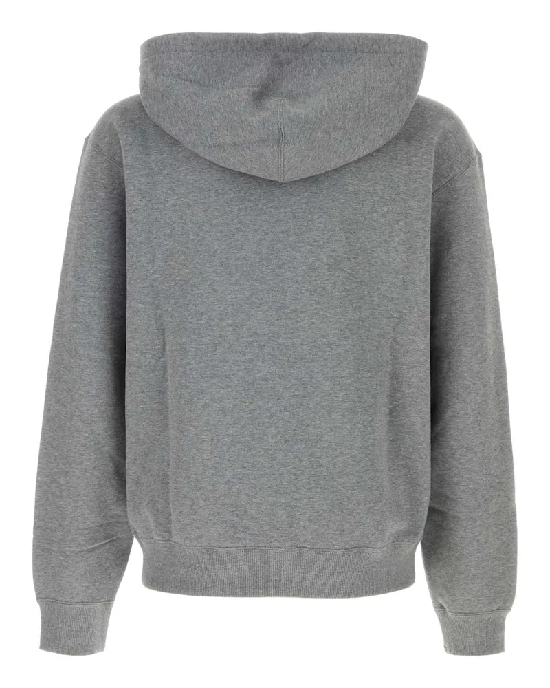 Jil Sander Men's Grey Cotton Sweatshirt 037 Exterior. Felpe Sweater Gray