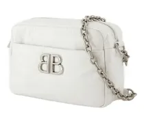 Monaco Camera Shoulder Bag — White