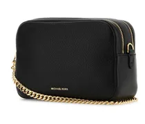 Women's Dblzp Crossbody Bag Black Cow Leather