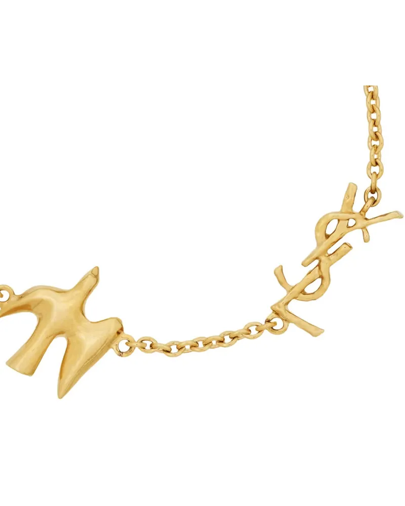 Saint Laurent Women's Bracelet Gold-Coloured Brass Metallic Bracelets Gold