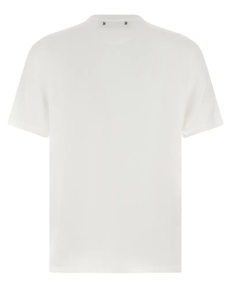 Golden Goose Men White Lyocell T-Shirt White