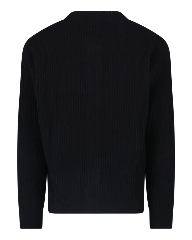 Kitsuné Men's Sweaters Black Merino Wool Black