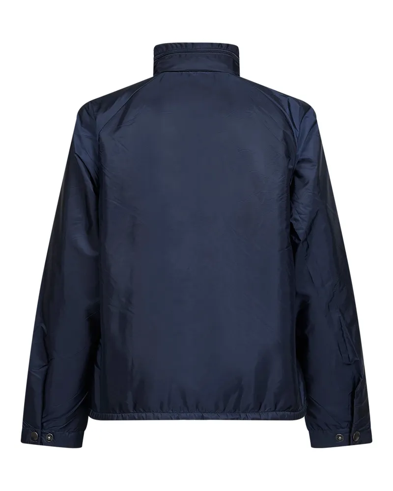 Prada Men's Blue Re-Nylon Hooded Jacket Recycled Polyamide Bomber Navy