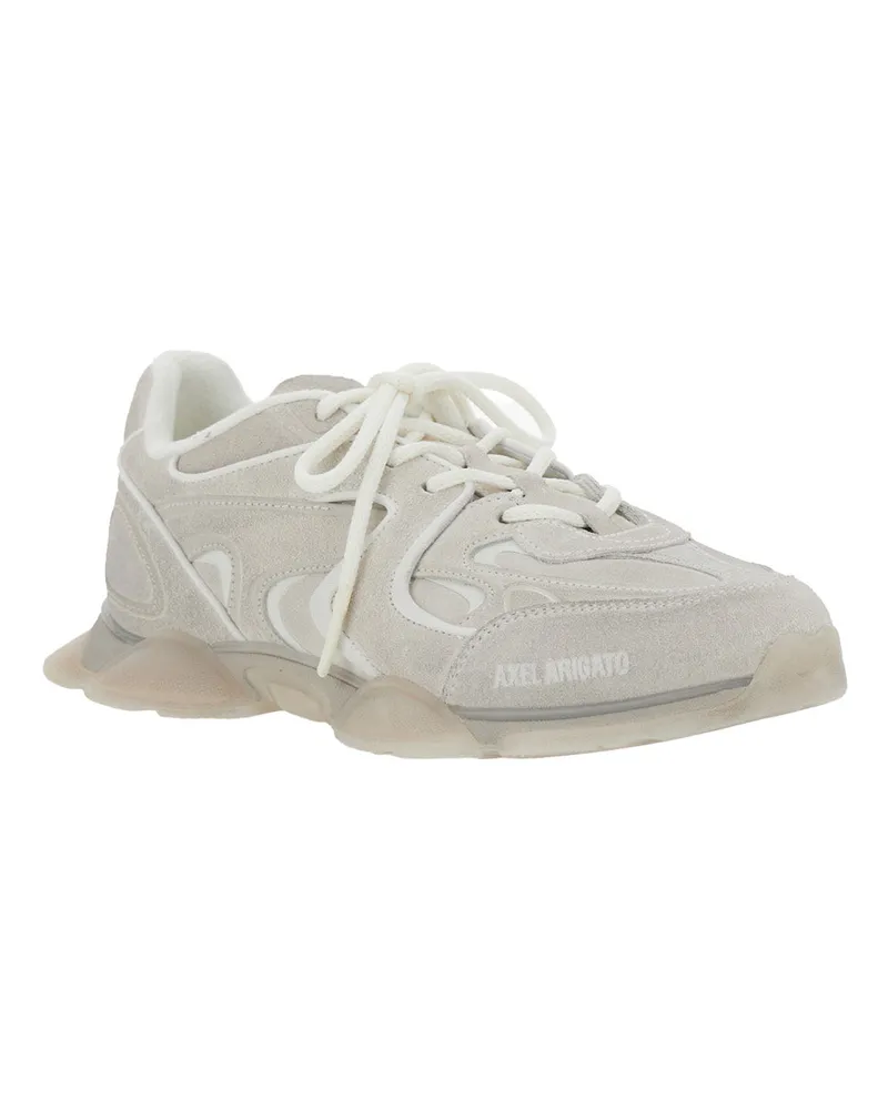 Axel Arigato Men's Sneakers Eris White Suede Leather Trainers White