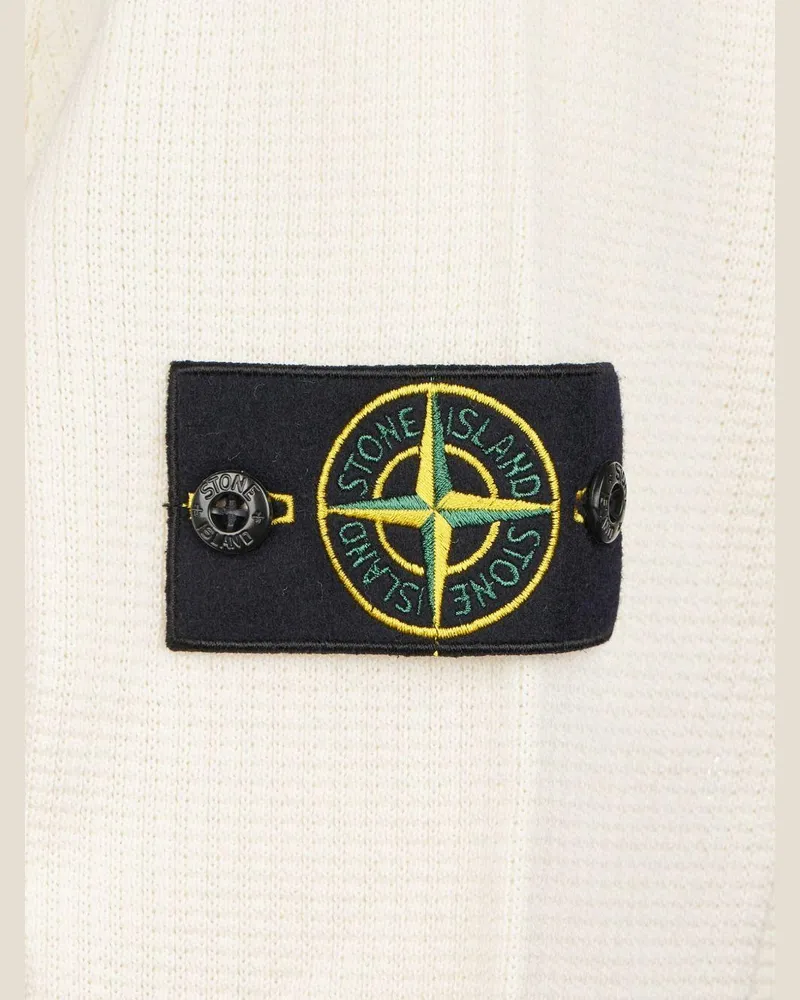 Stone Island Men's Crewneck Sweater White Cotton White