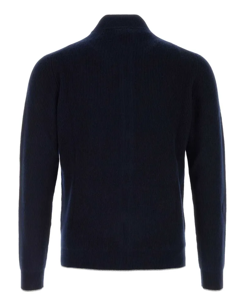 Fedeli Open Cardigan — Navy Navy