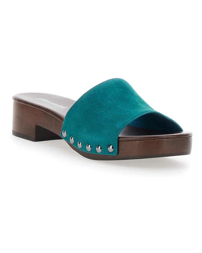 Jeffrey Campbell Women's Sandals Cambrie Blue Leather Teal