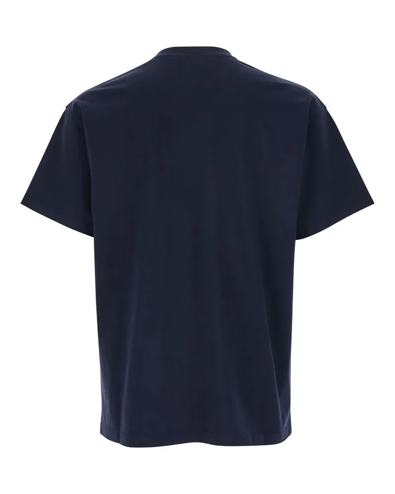 Givenchy Logo-Patch Crew Neck T-Shirt — Navy Navy
