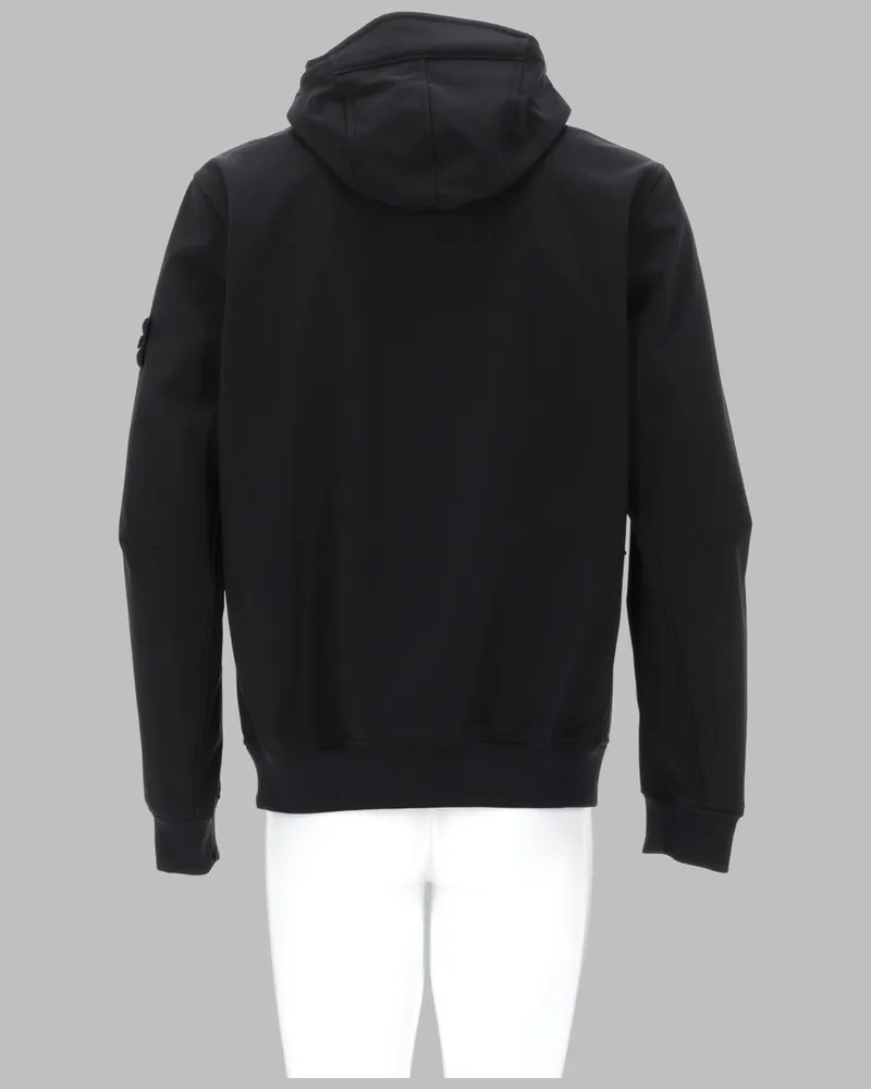Stone Island Biker Jacket — Black 