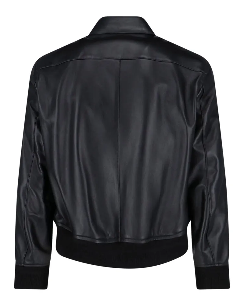 Tom Ford Men's Jackets Black Lamb Leather Black