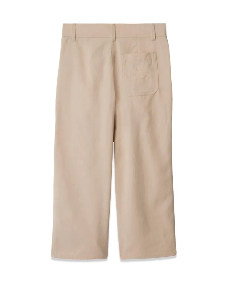 Burberry Carven Relaxed Trousers — Beige Beige