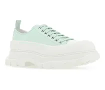 Chunky Platform Canvas Sneaker — Green