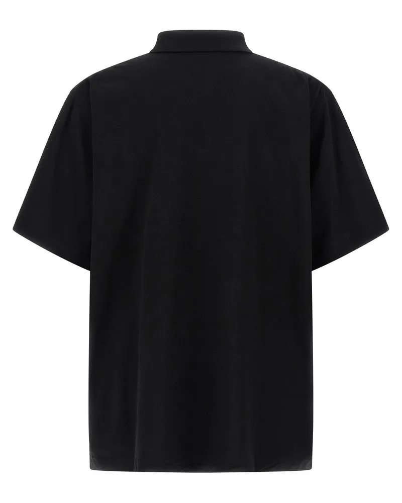 Balenciaga Men's Black Cotton Polo Shirt Black