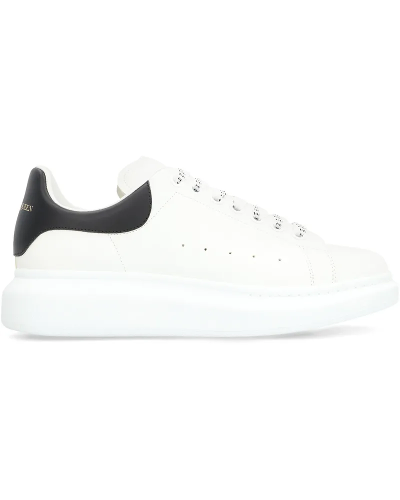 McQ Men's Sneakers Chunky Leather White-Black Calf Trainers White/black White