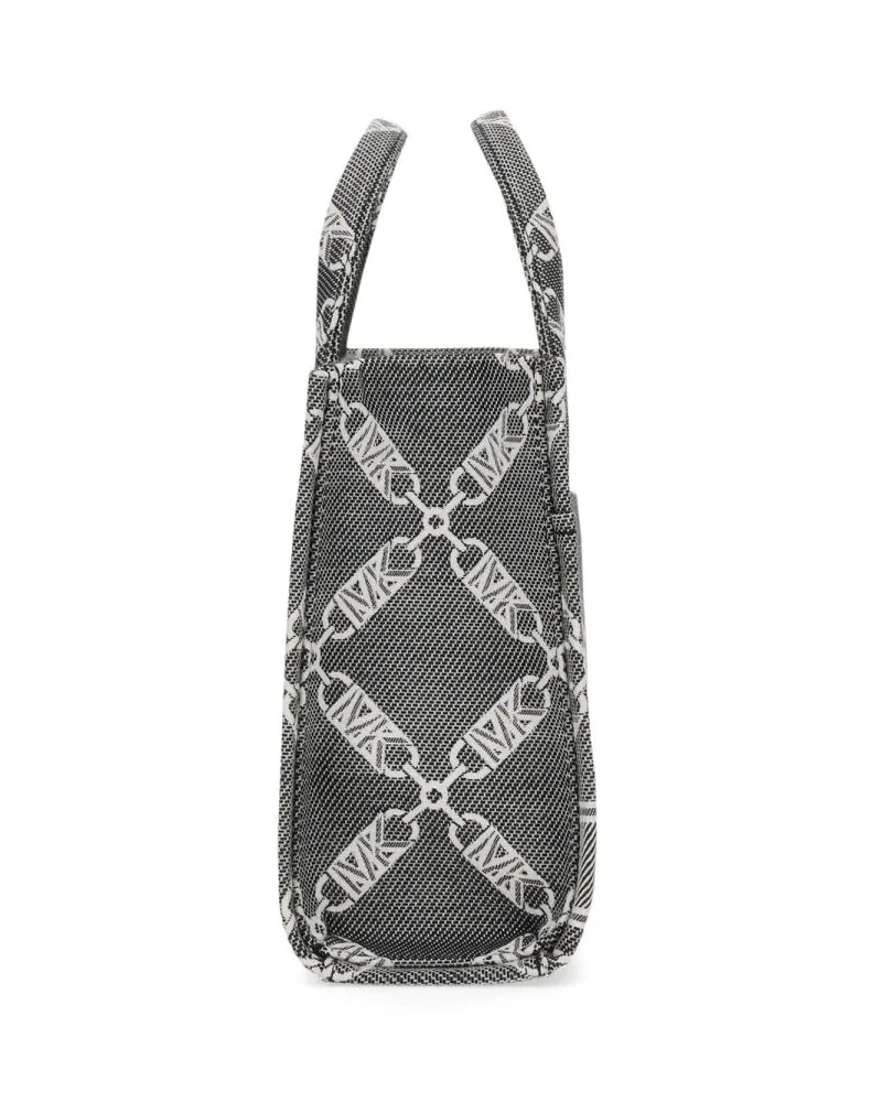 Michael Kors Cotton-Blend Tote Bag — Black Black