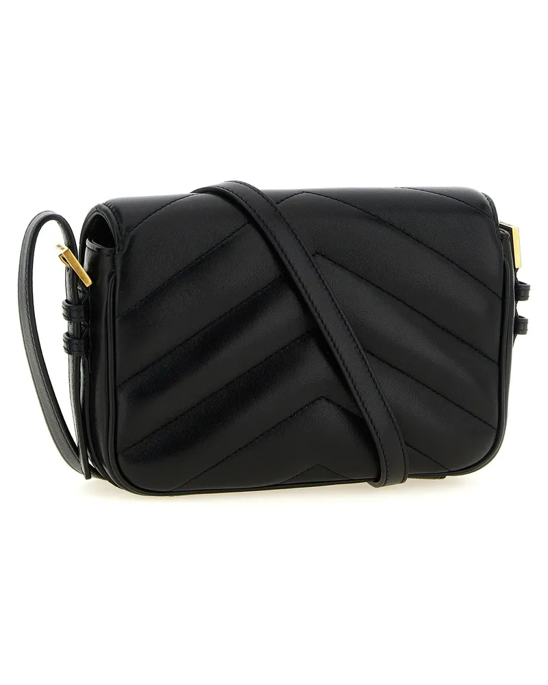 Saint Laurent Loulou Crossbody Bag — Black Black