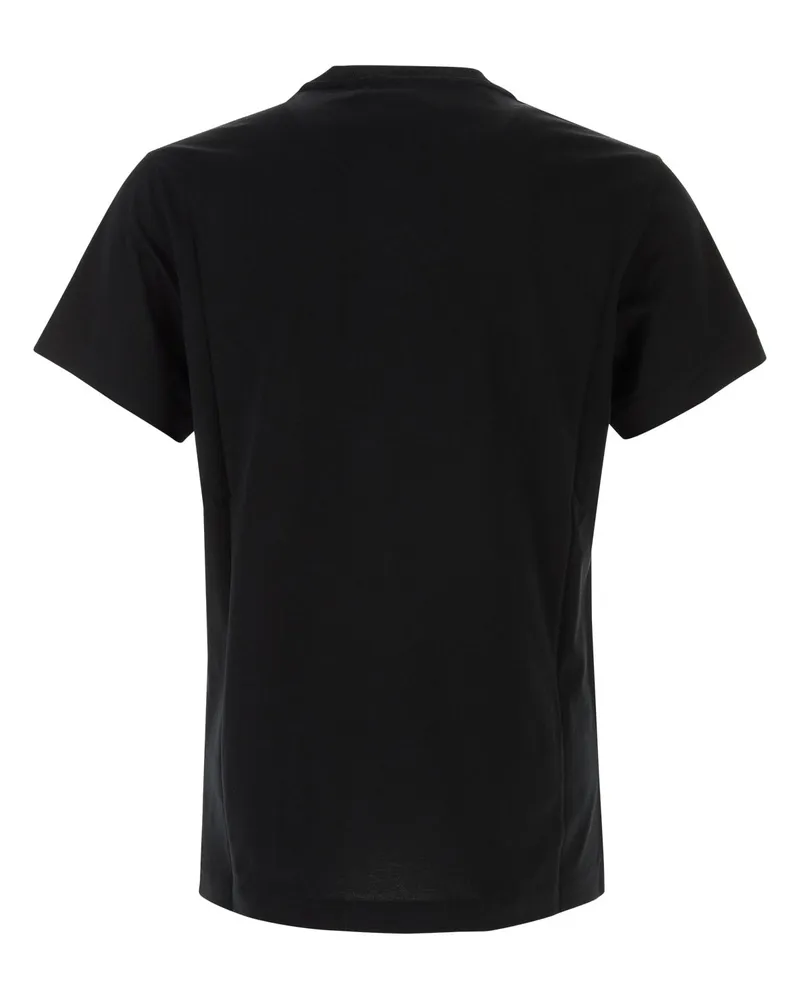 Burberry Men's Black Cotton T-Shirt Exterior Exterior: T-shirts And Polos Black