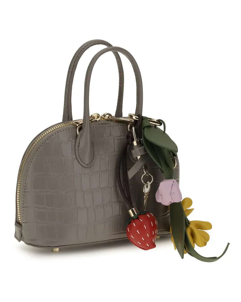 Self-Portrait Top Handle Bag — Gray Gray